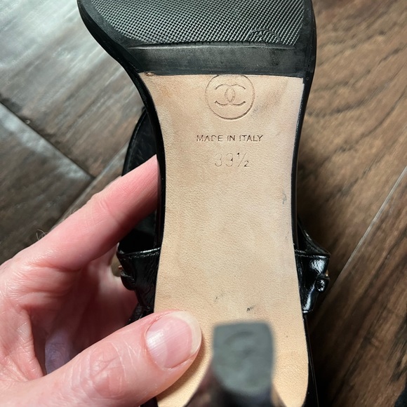 Chanel Strappy Chain Sandals - Picture 5 of 9